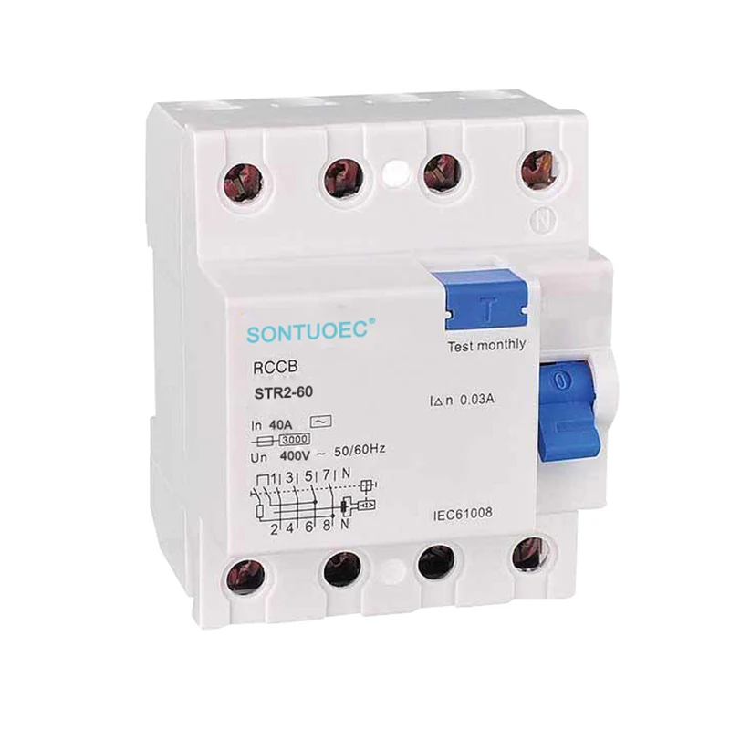 4P 63A /30MA RCD AC Tipe