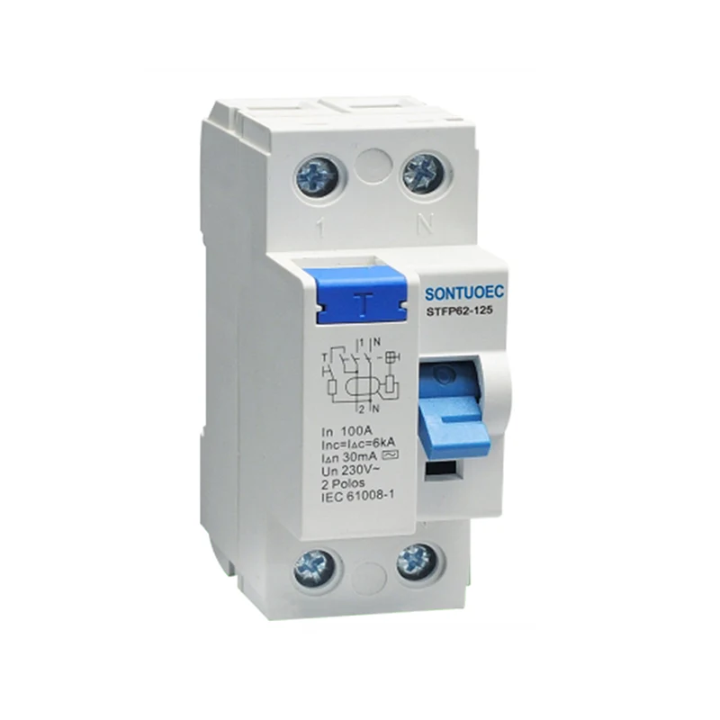 Magnetik elektronik A Tipe RCCB 125A/30MA