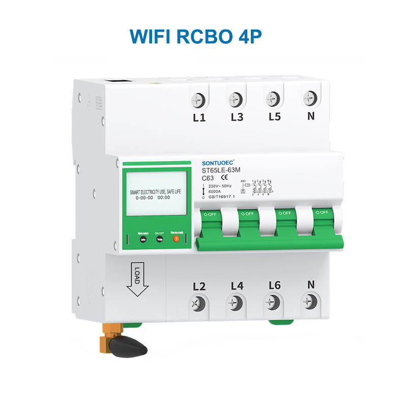IoT Cerdas Sirkuit Pemutus WiFi MCB RCBO