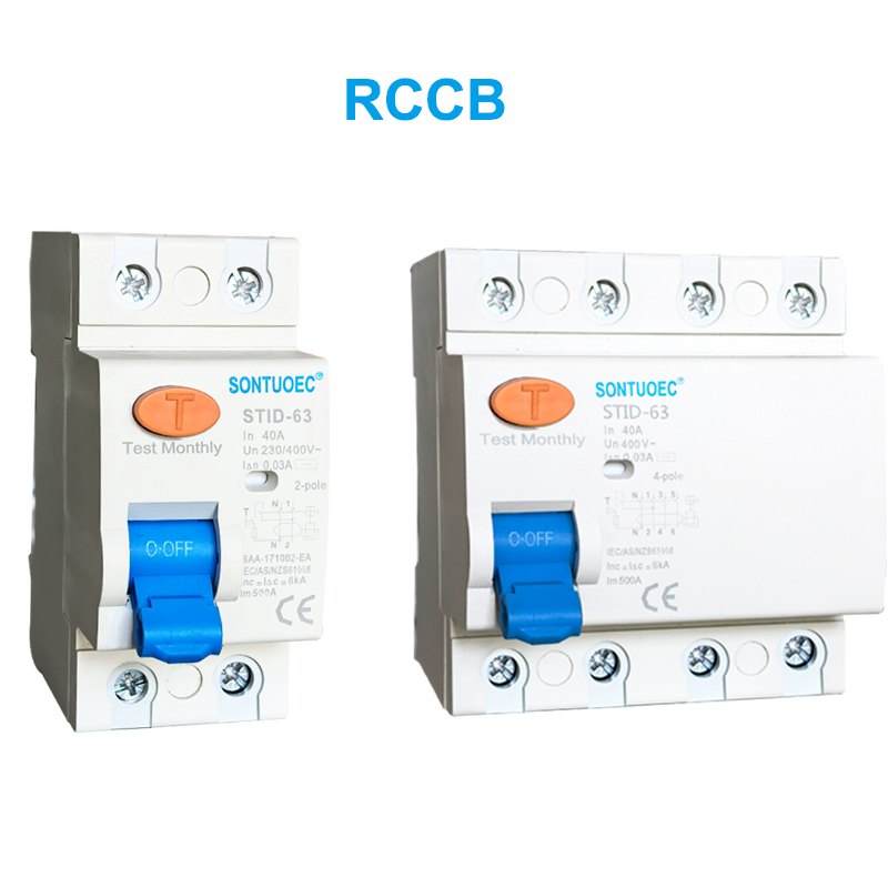 SERI STID-63 RCCB 230V 63A RESID Sirkuit Pemutus Sirkuit